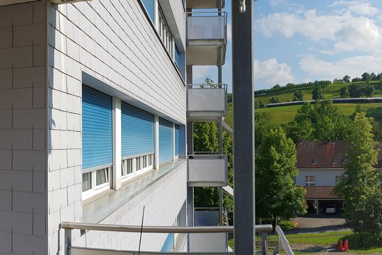 Panorama-Aufnahme Ausschnitt Balkon, Samsung Galaxy S9+