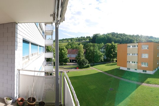 Panorama-Aufnahme Ausschnitt Balkon, Sony Xperia XZ2