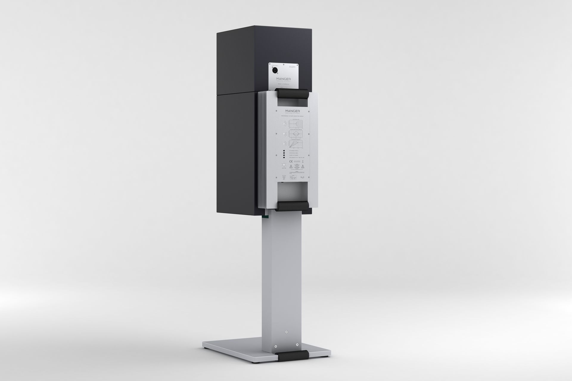 Manger C1, Rückseite, Verstärkermodul