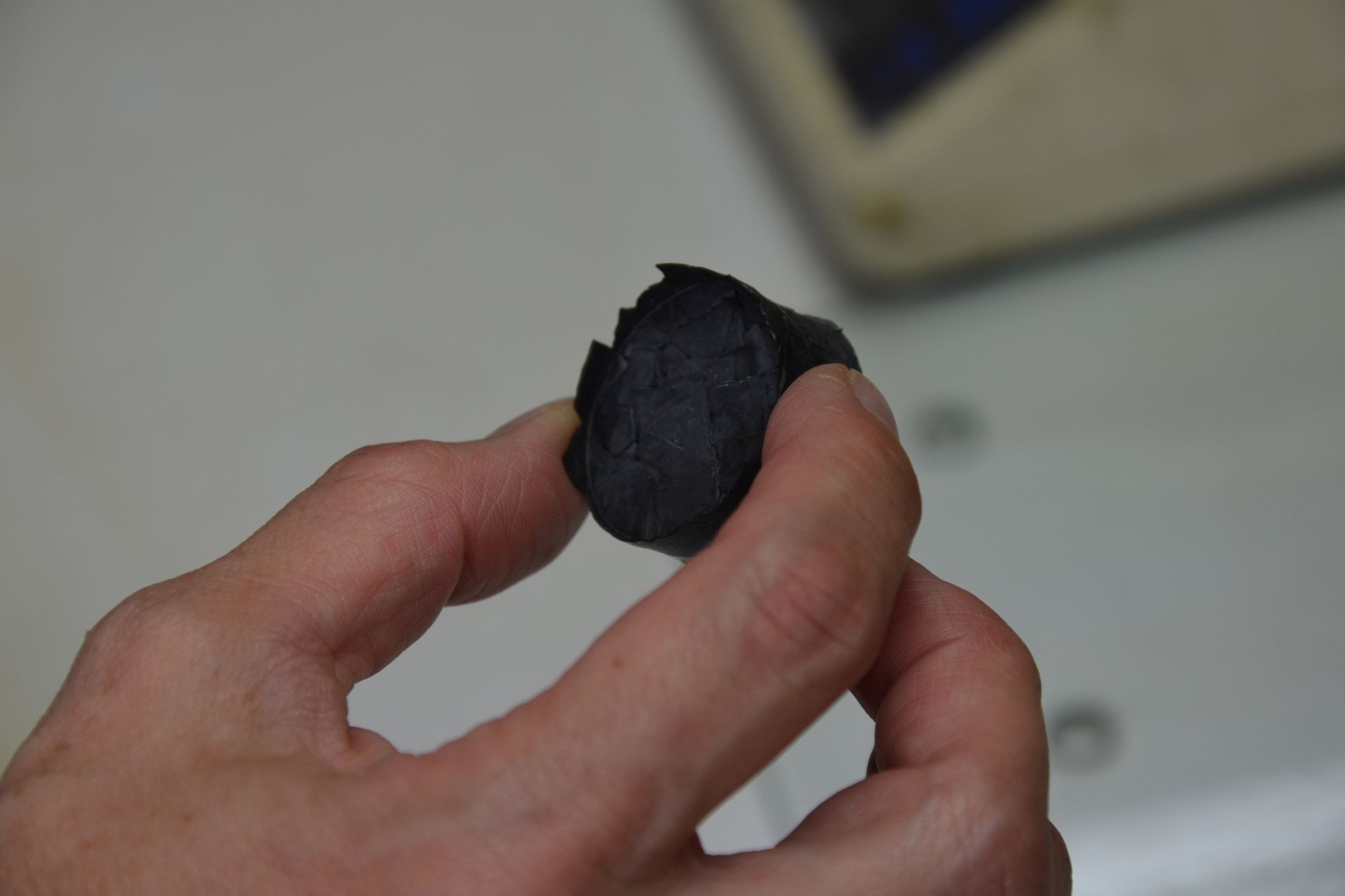 Membranmaterial vor dem Pressen