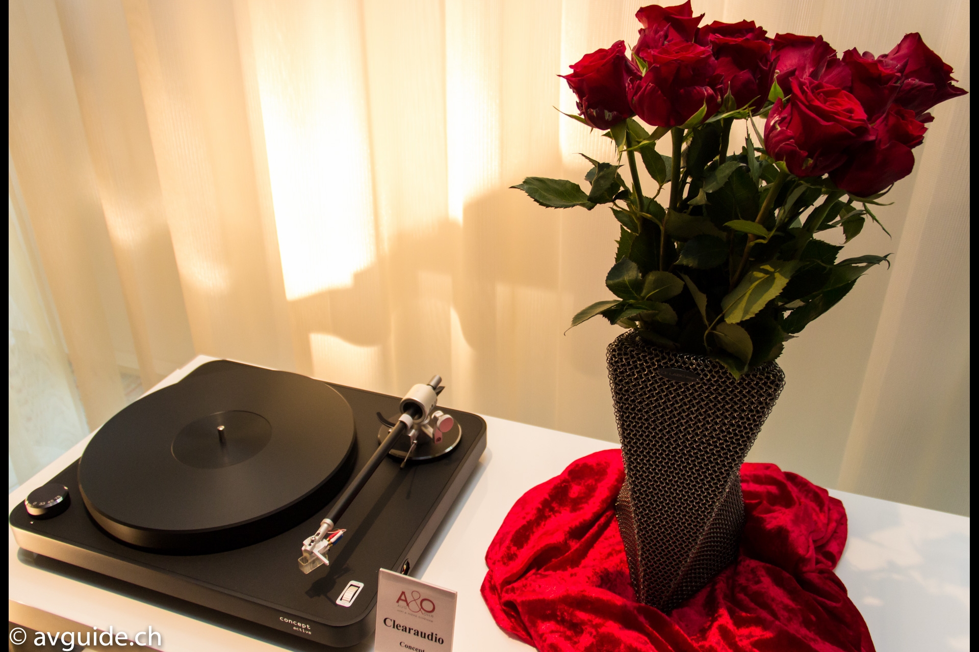 Jede Besucherin bei Aug & Ohr bekam eine Rose mit auf den Weg. Was für eine sympathische Geste …