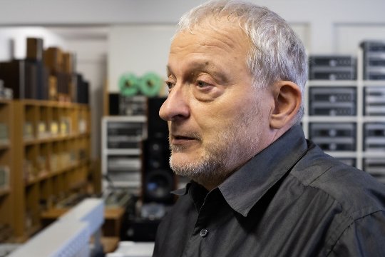 Walter Stutz, der Studer-Revox-Grossmeister, mit ein paar einleitenden Bemerkungen.