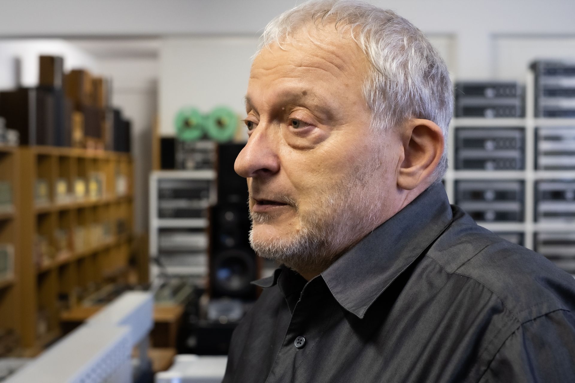 Walter Stutz, der Studer-Revox-Grossmeister, mit ein paar einleitenden Bemerkungen.