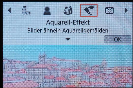 Effekt: Aquarell