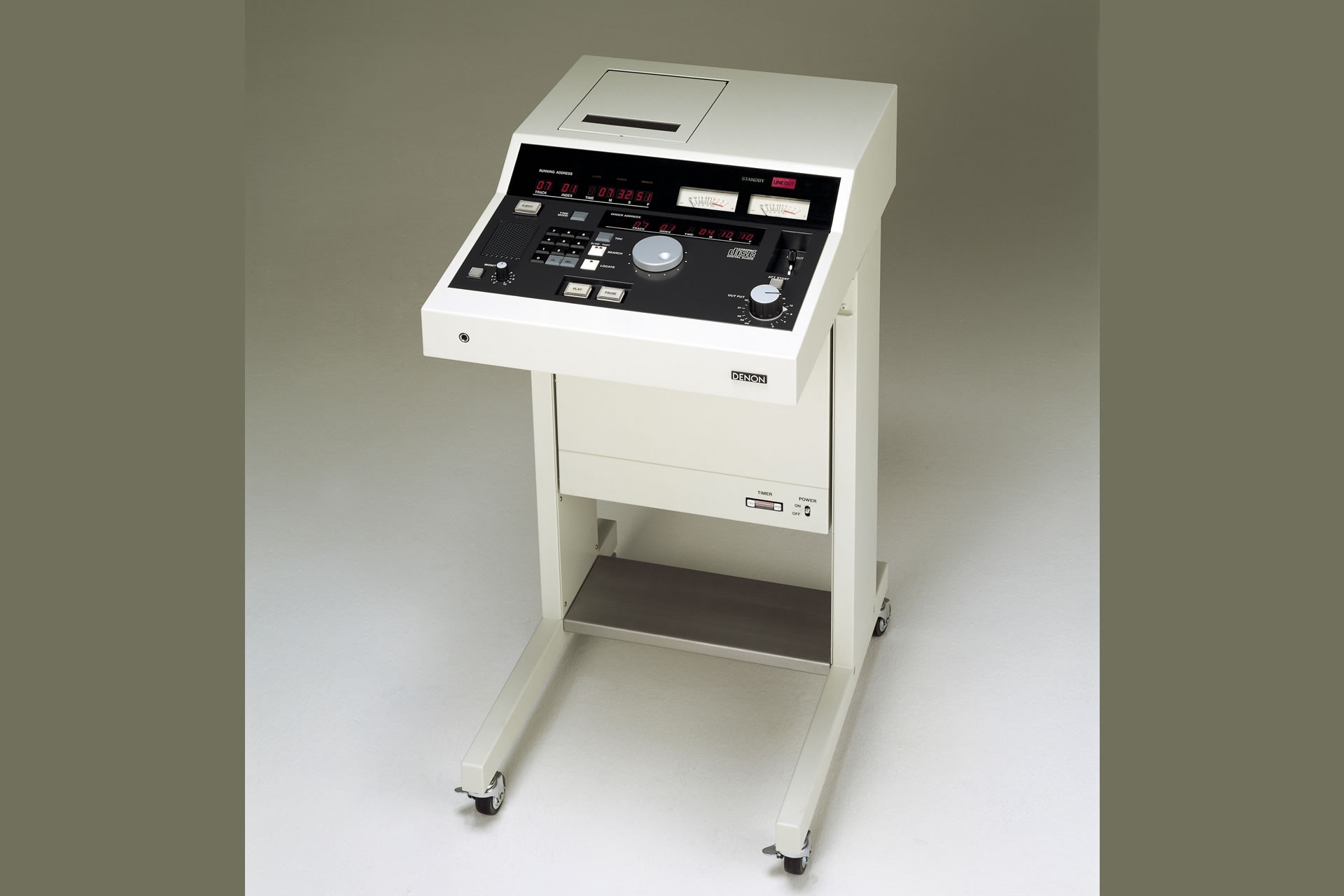 DN-3000F: weltweit erster CD-Player für den professionellen Gebrauch.