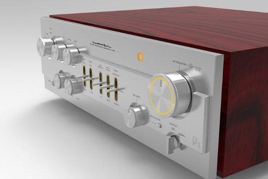 Luxman pflegt seine Design-Tradition und liegt damit nun voll im Trend. Im Bild der CL-1000.