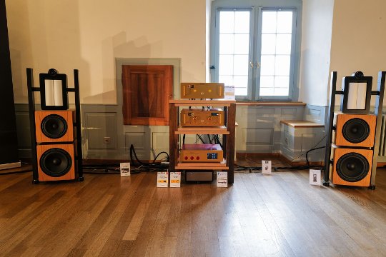 AudioNec Lautsprecher von Frankreich an DartZeel Elektronik vom Genfersee - Best-Sound-of-the-Show gemäss avguide.ch Redaktion