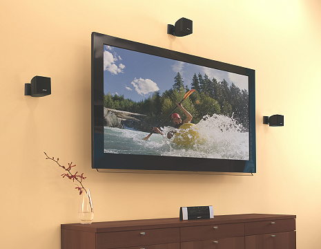 Neben den bereits bekannten Lifestyle V30 und V20 Systemen bringt Bose nun das Einsteiger-Modell Lifestyle V10 Home Entertainment System. Ein separates und kompaktes Display ist das Kernstück des Systems. Mit einer einzigen Fernbedienung steuert der Lifestyle-Besitzer sein komplettes Home Entertainment System mit allen Quellen.
Das Lifestyle V10 System ist mit fünf Single Cube Speakers - jeder nur 7,8 cm hoch- ausgestattet.