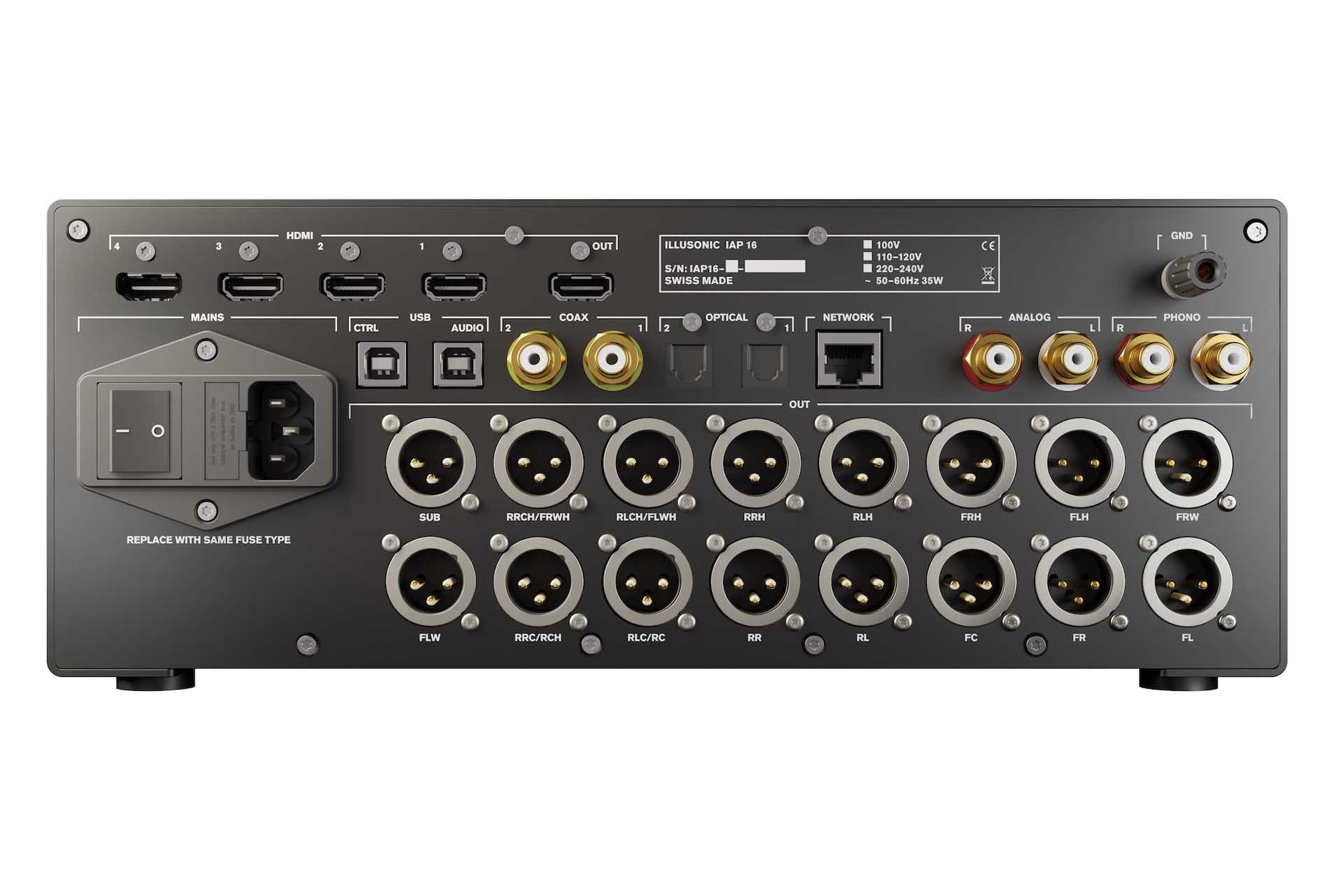 Illusonic Audio Processor IAP 16 Rückseite