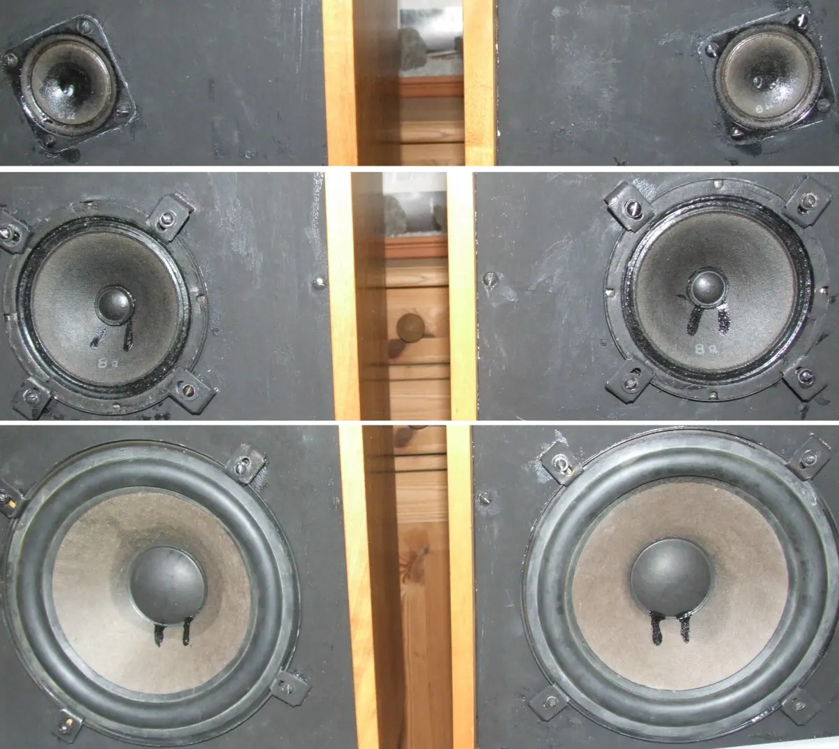 Peerless Dreiwege-Lautsprecher Alnico vintage
