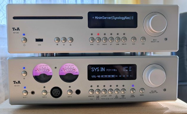 T&A Kopfh&ouml;rerverst&auml;rker ha200 + T&A Multisourceplayer mp20