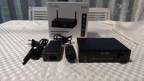Arylic B50 Bluetooth Stereo Amplifier &ndash; komplett & wie neu