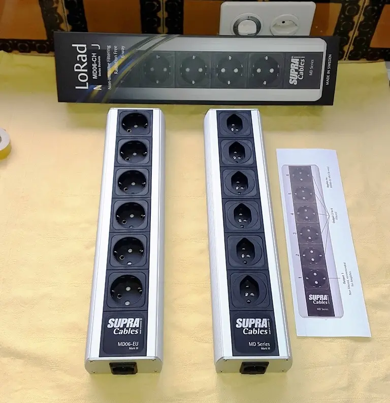 High End CH Audio-Netzleiste 6-fach