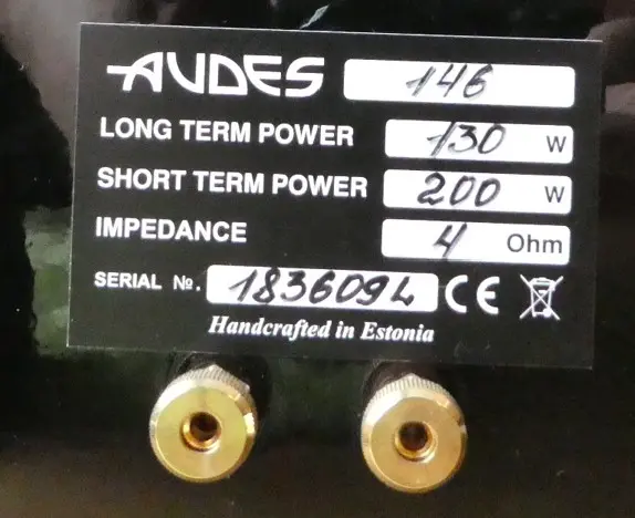 AUDES Maetro 146, Lautsprecher Paar