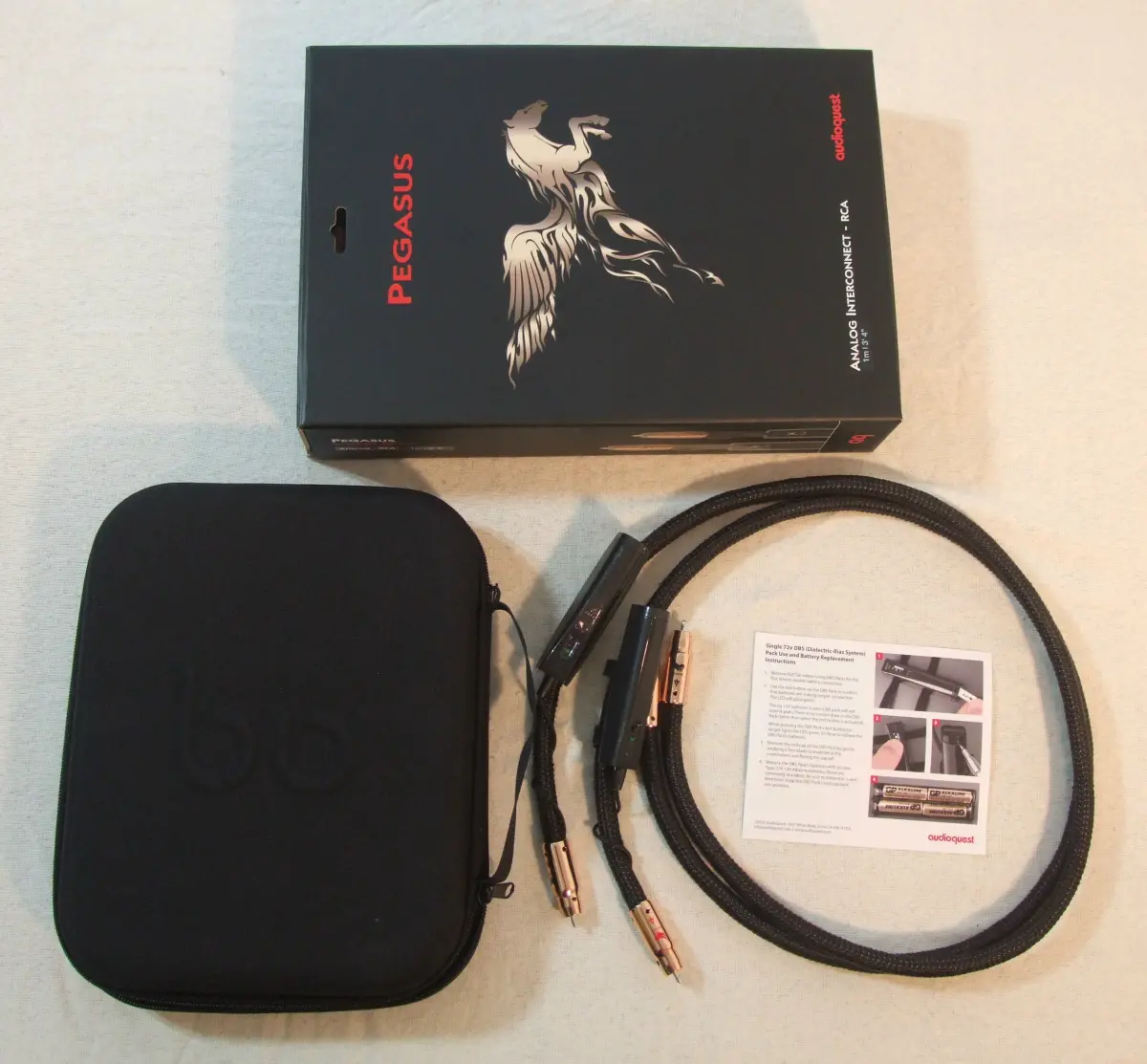 AudioQuest Pegasus Cinch / RCA Kabel 1m