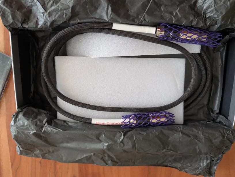 Tellurium Q Silver Diamond XLR&ndash; 1,0 m (Paar)