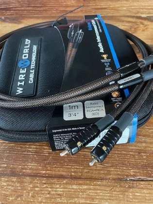 Wireworld Eclipse 7 RCA Kabel &ndash; 1.0 m + 0.5 m