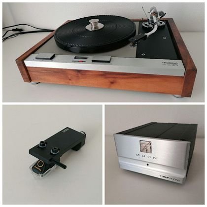 Thorens TD 125 mit Moon PhonoPre MC/MM