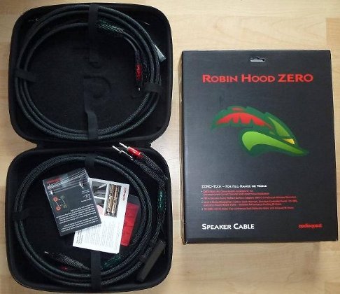 High End Lautsprecherkabel AUDIOQUEST Robin Hood Zero, 2x3 M