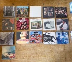 Vinylplatten mit vielen Juwelen