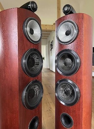 High End Lautsprecher B&W 804 D3 Rosenut