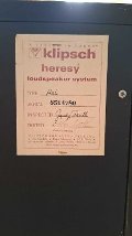 Klipsch Heresy I Oak Lacquer