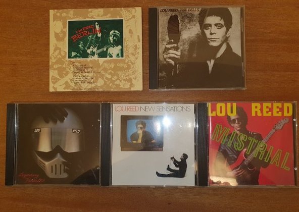 LOU REED &ndash; F&Uuml;NF CDs; w&auml;hlen Sie eine oder mehrere CD aus