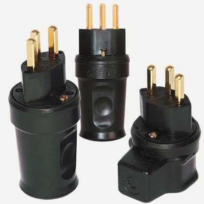 Netzstecker HB Cable Design CH Gold T23