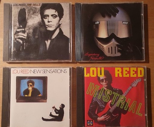 4 CDs von Lou Reed (Auswahl ist möglich)