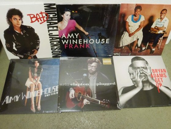 6 originalverschweisste, neue Top-LPs