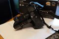 Lumix GH5 mit Optik H-FS14140 und Sennheiser MKE 200