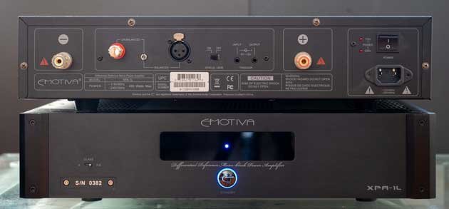 Class A + A/B, 35-500 Watt High-End Endstufen Emotiva XPA-1L