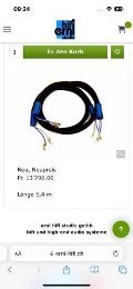 JPS Aluminata Reference LS Kabel 5.4m