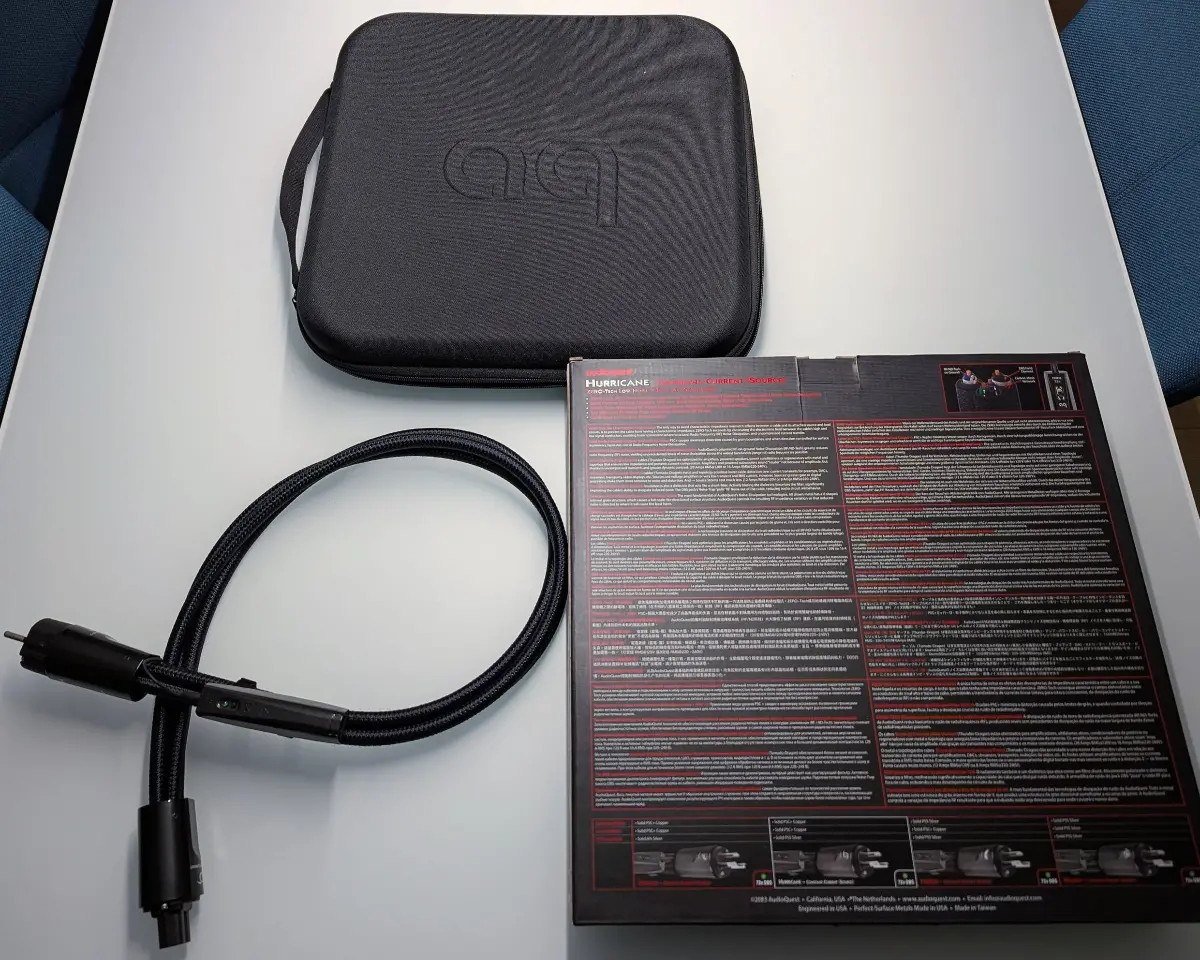 AudioQuest Hurricane Source C13 1m wie neuOVP