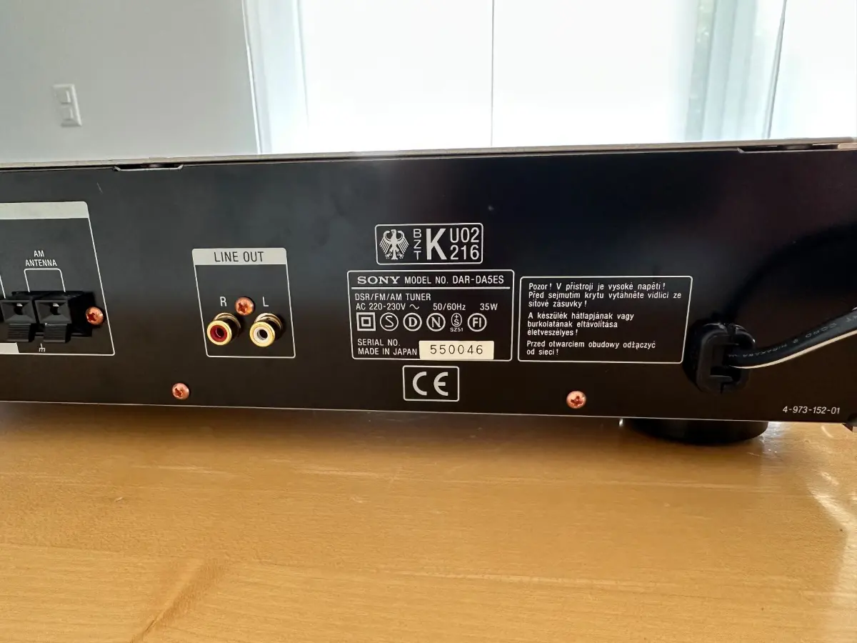 Sony DAR-DA5ES ES HiFi-Tuner, Champagner