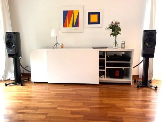 Dynaudio Confidence incl. stands, Midnight high gloss