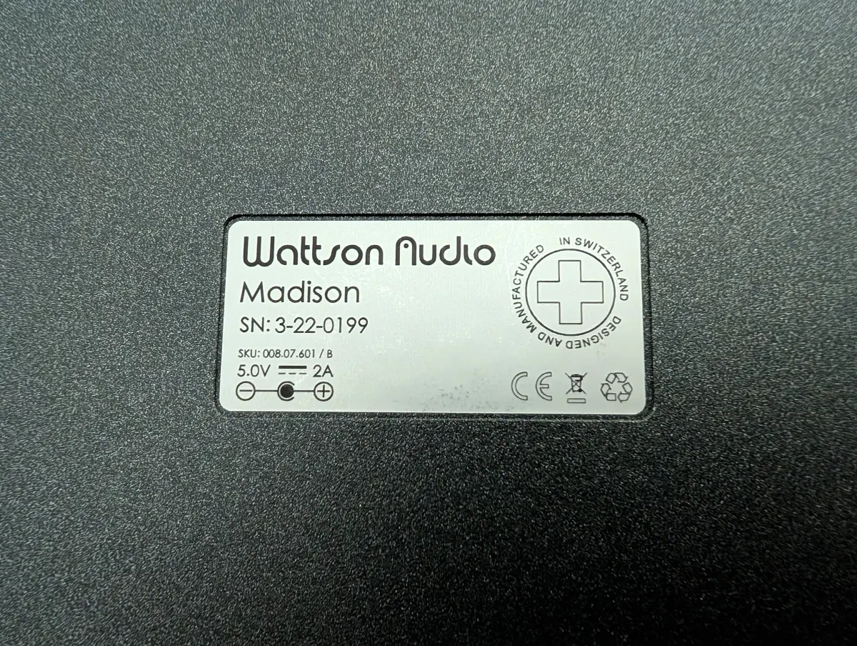 Wattson Madison DAC und Streamer (not LE)