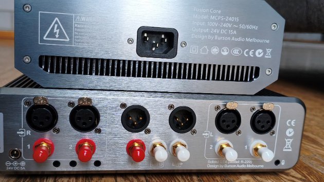 Burson Soloist GT4 + Fusion Core GaN Netzteil