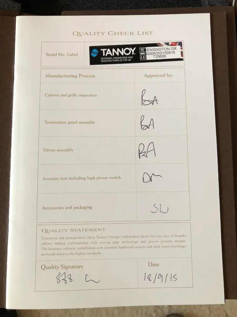 Tannoy Kensington GR