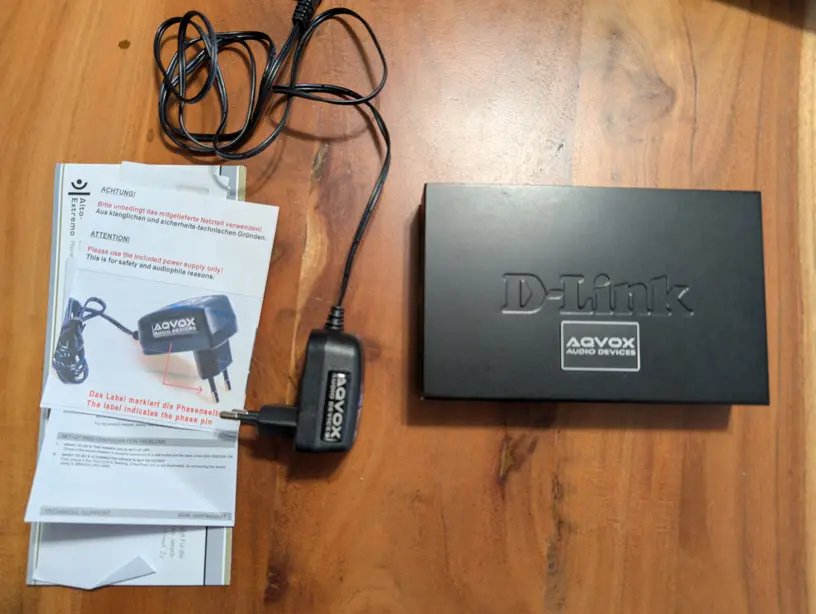 AQVOX AQ-Switch-8 Audiophiler Netzwerk-Switch