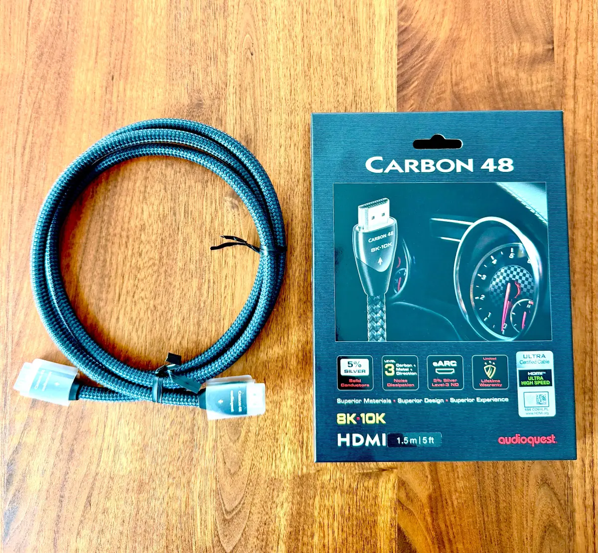 AudioQuest Carbon 48 HDMI-Kabel 1,5m