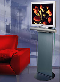 Die neuen Fernseher in Plasma- und LCD-Technik sind flach, wie der Tharus 51 LCD-TV von Grundig.