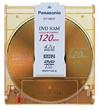Die DVD-RAM soll ab nächstem Jahr in jedem DVD-Spieler von Panasonic wiedergegeben werden können.