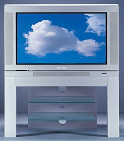 Der Röhren-TV 32PW9768 von Philips mit Festplatte optimiert das Bild mit Pixel Plus, Digital Crystal Clear und Active Control.
