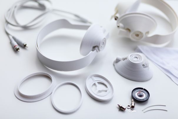 Der Kopfhörer aus dem 3D-Drucker