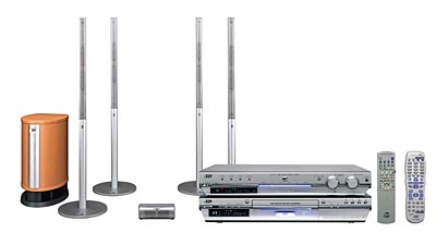 Das Heimkino-System QP-ES9AL mit DVD-Recorder und Einmesscomputer ist das Flaggschiff der 