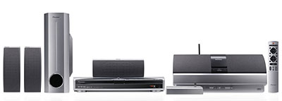 Das Heimkino-System DCS-515 von Pioneer verfügt über einen Wireless Rear Speaker, der per Funk die Surround-Signale empfängt.