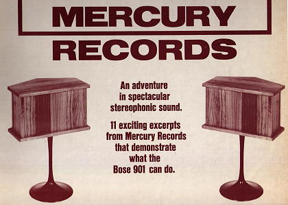 Immer noch im Besitze von H.J.Baum: Die Vorführ-LP aus dem Jahre 1970 mit exzellenten Aufnahmen aus dem Mercury-Repertoire zeigt auch das 