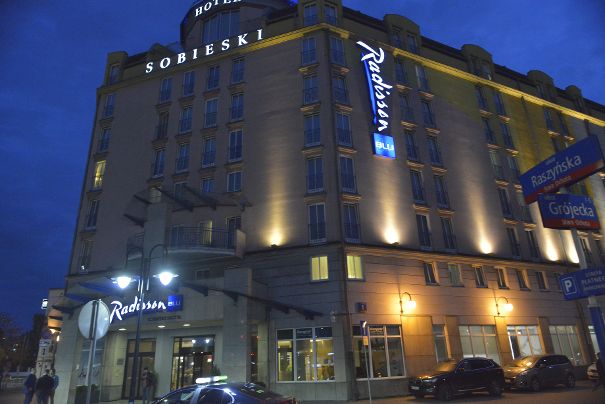 Das Radisson Blue Sobieski, Hotspot der Audio Video Show Warschau 2022.