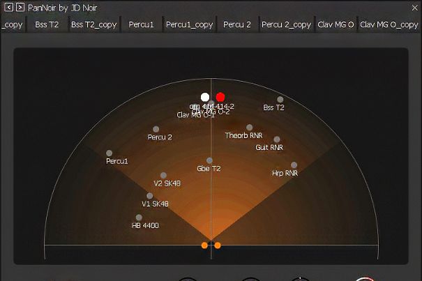 PanNoir-Detail: Klangbühne.